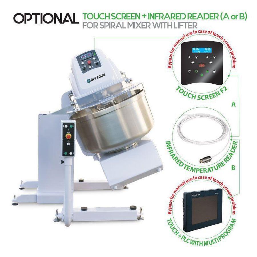 Automatic spiral mixer with lifter for table Mod.Supreme