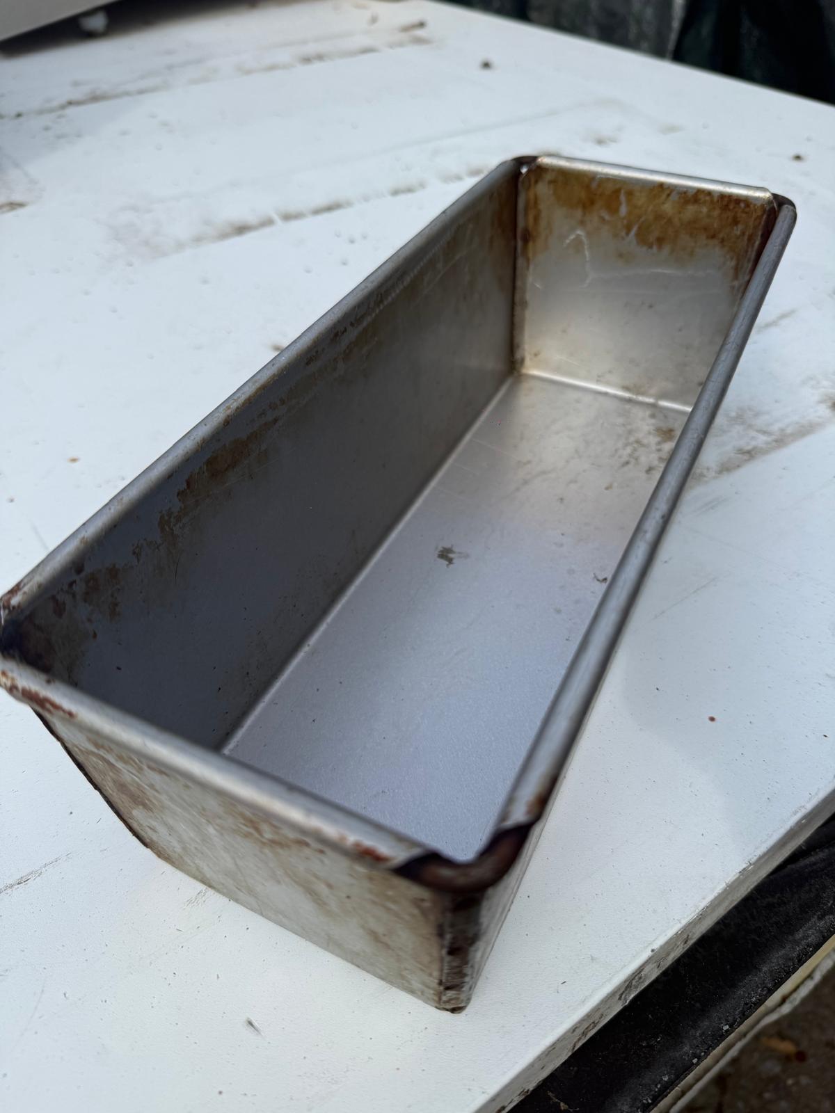 Used Loaf Tins - 310mm L x 120mm W x 100mm D