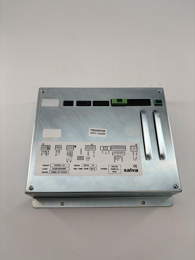Salva Deck Oven Control Panel
