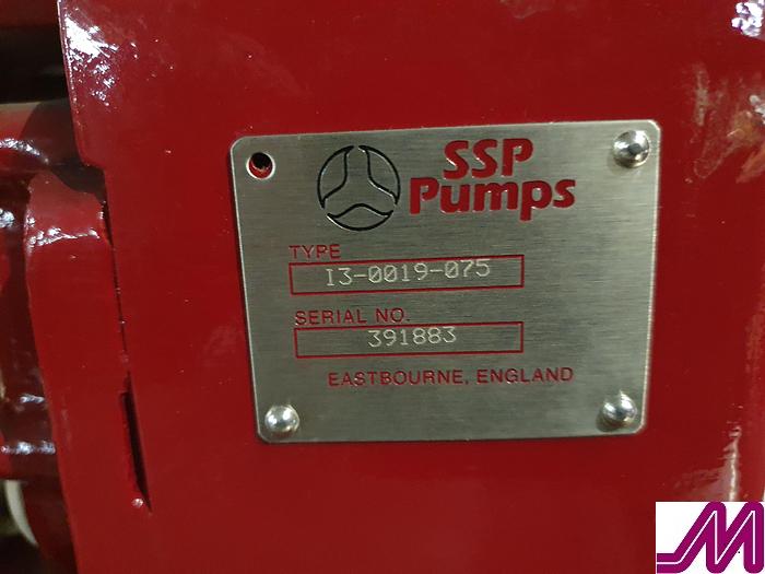 Refurbished SSP 13-0019-075 Fully Refurbished 1 1/2" Rotary Lobe Pump Head with Built In Pressure Relief Valve