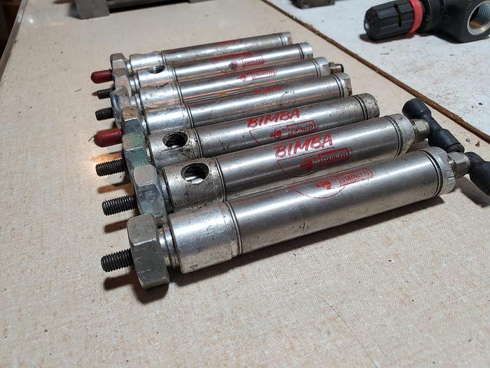 Used (Lot of 7) BIMBA Pneumatic
