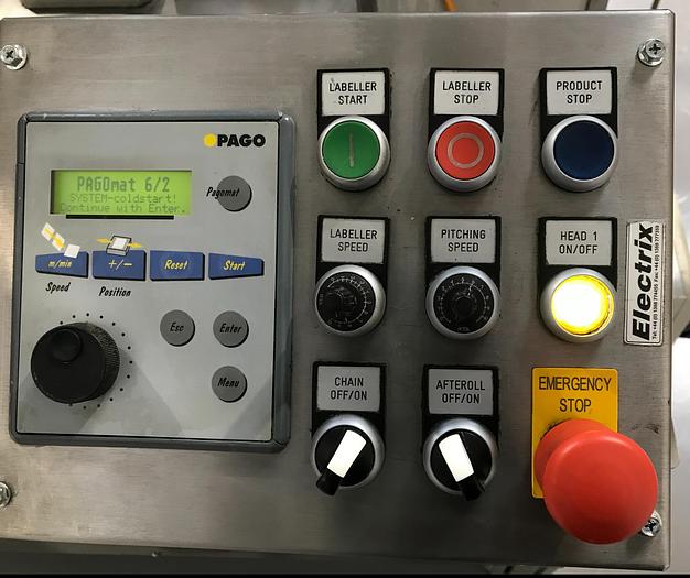 Used PAGO System 80 labelling machine