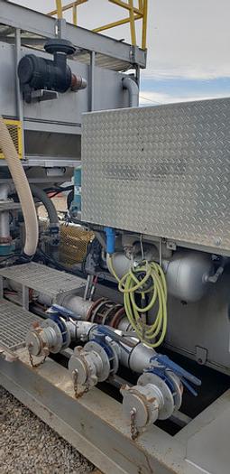 Used Gel Mixing Skid