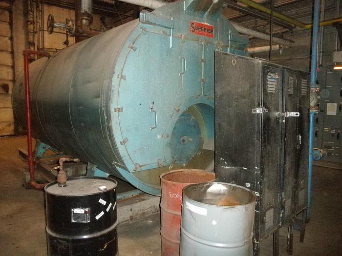 Used Boiler, 200 HP, Superior, 6,900 Lbs/Hr Steam, 150 PSI, #C739285