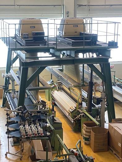 Gebraucht 12 gebr. Dornier Greifer-Jacqaurd-Webmaschinen, HTV 8/J, AT2 Dialog Panel