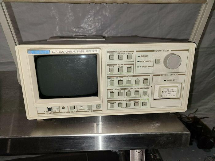 Used Ando Electric AQ-7110C Optical Fiber Analyzer Fiber Optics