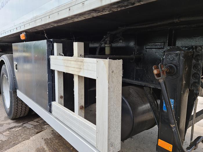 Used 2003 HFR 2 AXLE/ CITY/ FRIDGE TRAILER/ OPEN SIDE/ LOADING LIFT STEERING AXLE FRIDGE UNIT