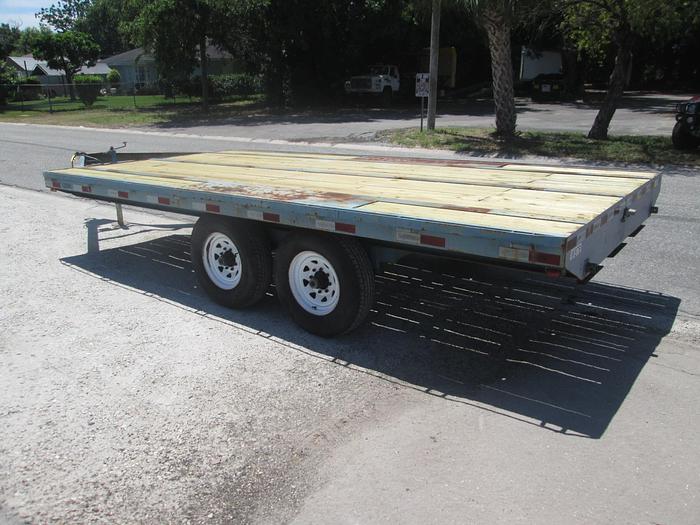 Used 8'x16' Deck Over Tag A Long Trailer