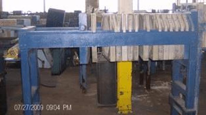 Used 2.5 CU. FT. LANCO FILTER PRESS – 470 MM – C.G.R. – MANUAL CLOSURE
