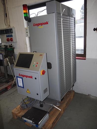 Gebraucht Haftetikettendrucker und -spender, Fabrikat Logopack, Typ 920 III TE, Bj. 2012