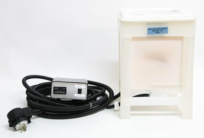 Used Promac Probath PB6100 Quartz Acid Bath w/ Drain Wafer Boat 1 x 6" & Control 6495