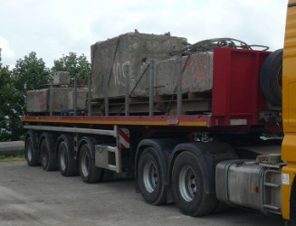 Used 2009 Nooteboom Semi-remorque plateau