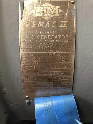Used 150kW EM BEMAC II AC Generator End