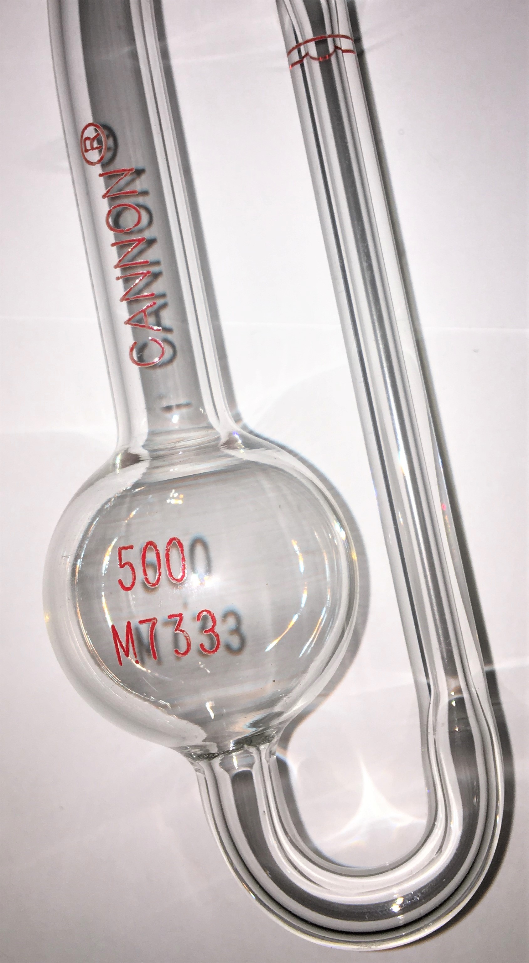 Used Cannon-Fenske CFRC-500 (9721-B80) Routine Viscometer Tube (No Certificate) - Size 500