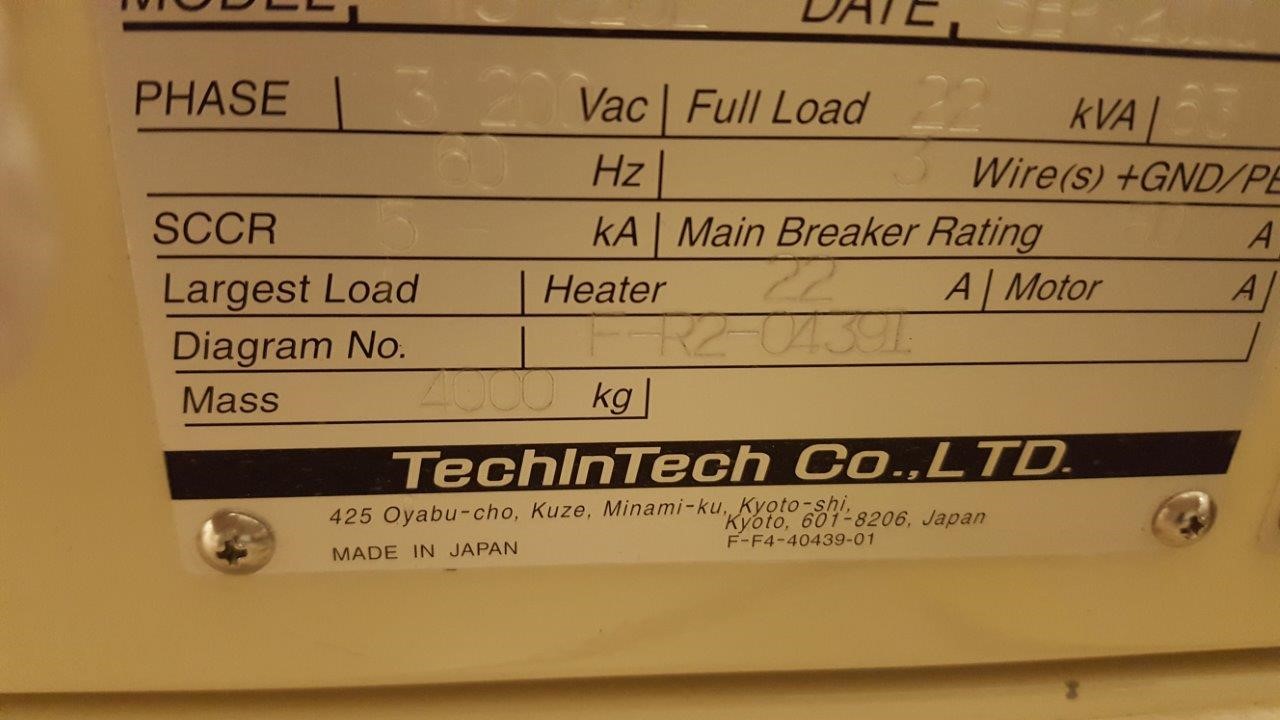 Used DNS WS-820L Automated wafer cleaning system