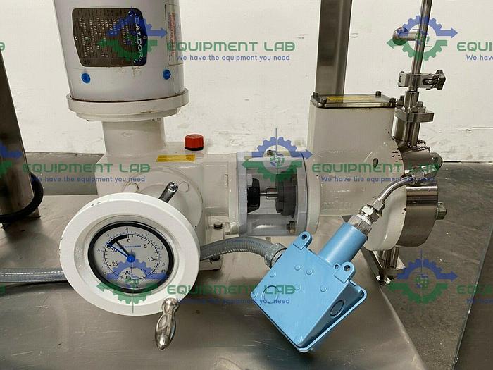 Used Lot of 4- Stainless Steel 142mm Membrane Disc Filter w/ N-K31 Pump & 1.5HP Motor