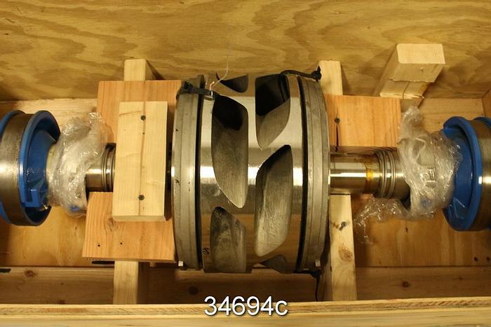 Used Goulds 3405 Pump Rotating Assembly, 13.5 Diameter, 12x14x14 #34694