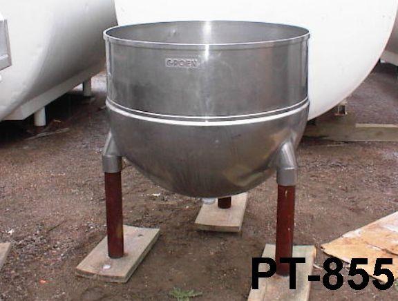 Usado 150 GALLON KETTLE TANK.  GROEN MODEL N150 SERIAL 74317A