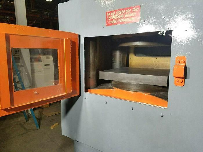 Used 1000 Ton FARQUHAR Hydraulic Press Hobbing Stamping Tooling Pressing Coining USA Watch Video!!