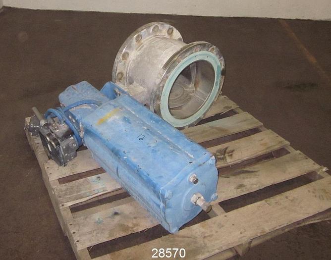 Used Neles Jamesbury R21CA12AJJK Vball Valve, 12", CG8M Body #28570