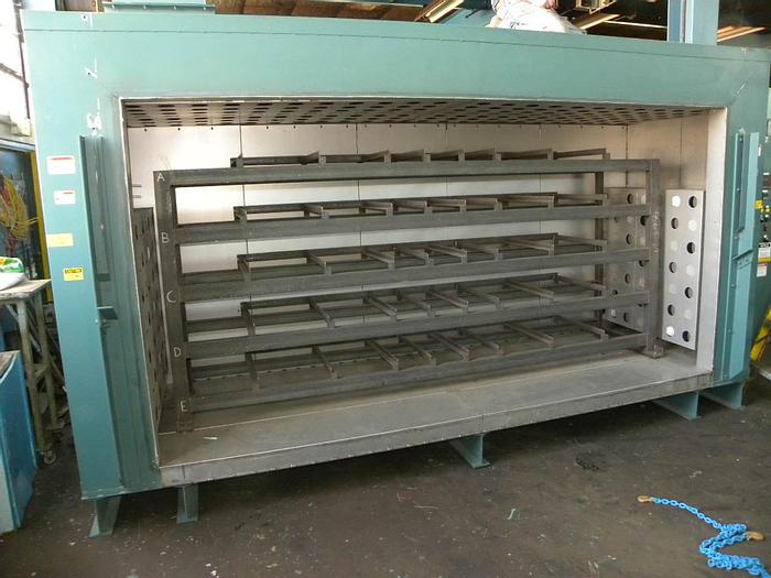 Used GRIEVE BATCH OVEN 132" WIDE X 48" DEEP X 66" HIGH - 500 DEG. F - 460V