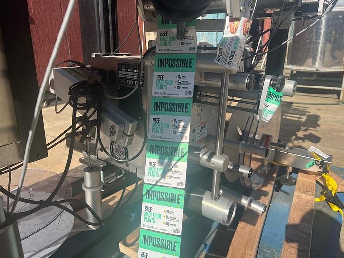 Used Labeler, Pressure Sensitive, Label-Aire, Mdl 3115NV-1500, Top and Bottom, LH #C744431