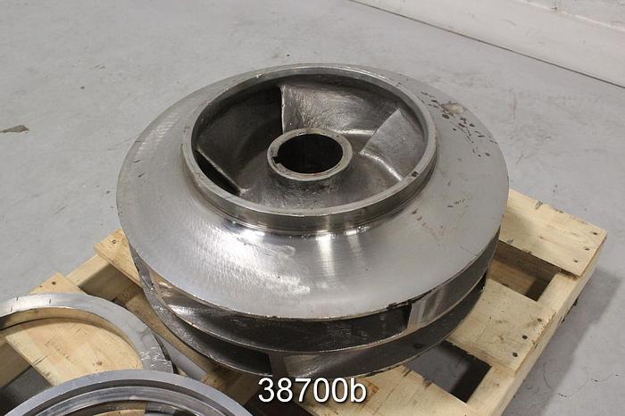 Used Goulds 3415 M 16x18x22H Pump Impeller, 104-724 #38700