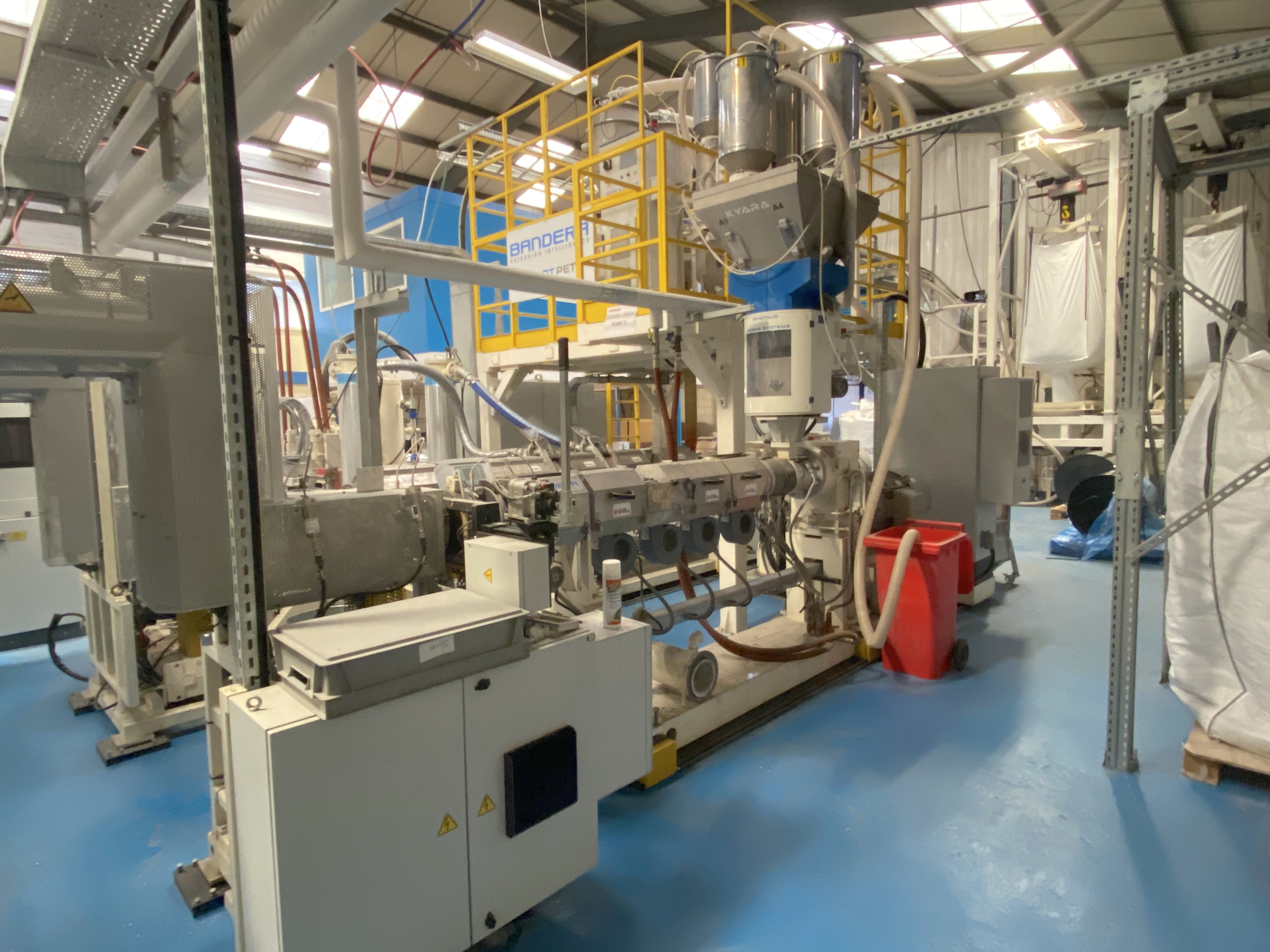 Used 2017 Bandera PET Twin Screw Co-Extrusion Line