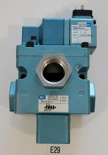 *NEW* MAC 57D-32-521JJ Solenoid Valve 3/4" NPT 150PSI & 250B-521JJ + Warranty!