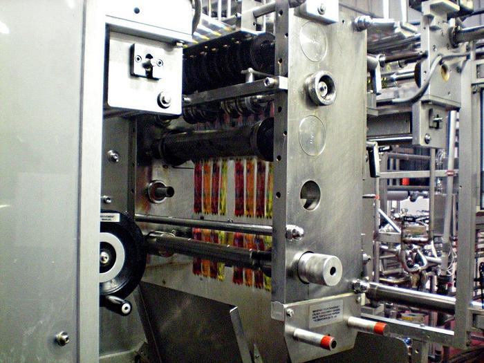 Used LIQUID STICKPACK SACHET MACHINE WITH FLOWPACK WRAPPER used for ice pops