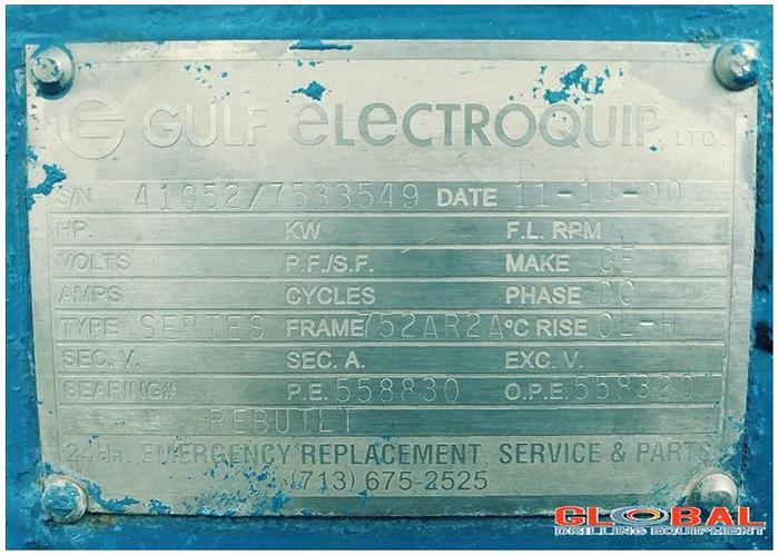 Used Item 0719 : Gardner Denver 800-E; 1000HP Drawworks