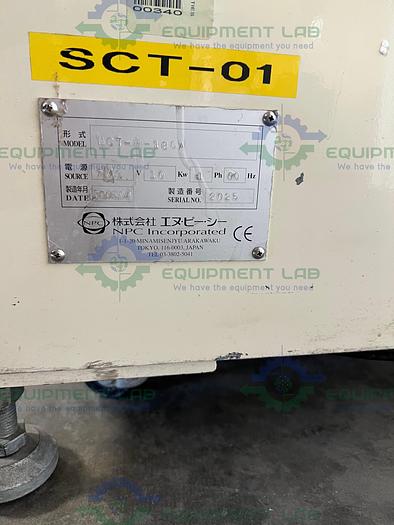  for parts or not working NPC Incorporated  NCT-M-180A Solar Cell Tester 2005 w/ Controller, Printer