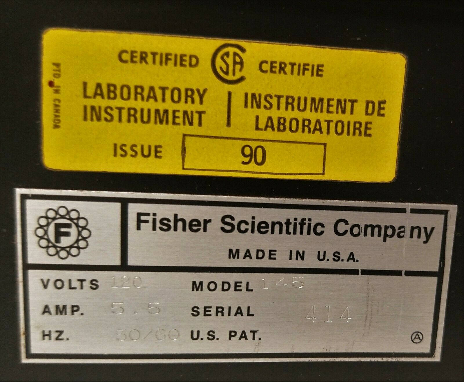 Used Fisher 145 Dry Block Bath