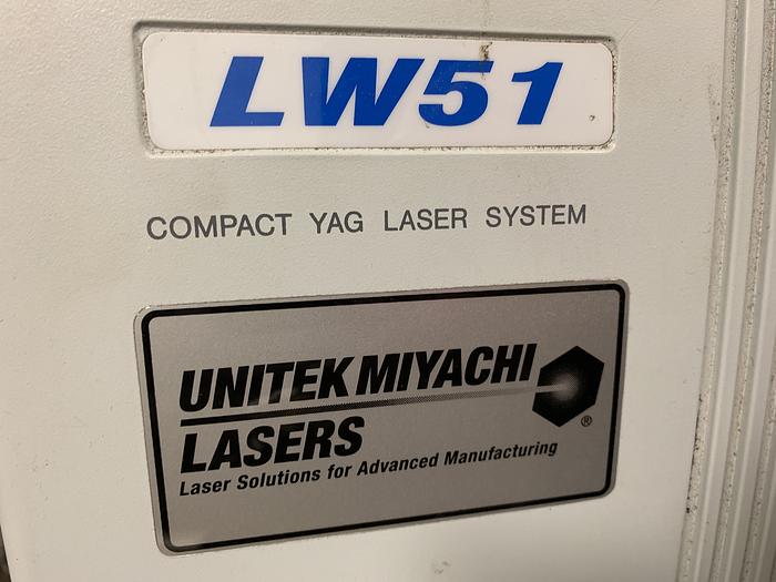 Used MIYACHI UNITEK LW51 COMPACT YAG LASER
