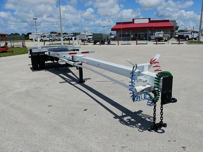 Used 2015 Lucon Extendable SA AB Utility Pole Trailer - 23397