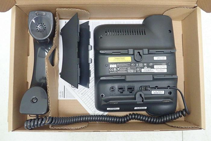 Used Lot of 7 Cisco CP-7912G 7912 IP Phones with Stands & Cables