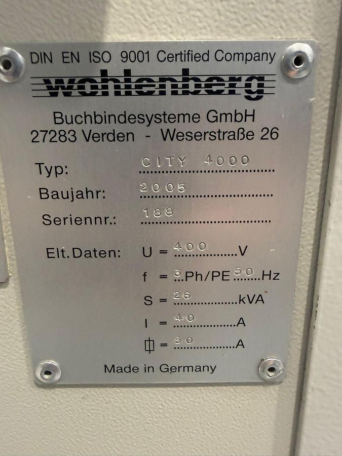 Usato WOHLENBERG - CITY 4000