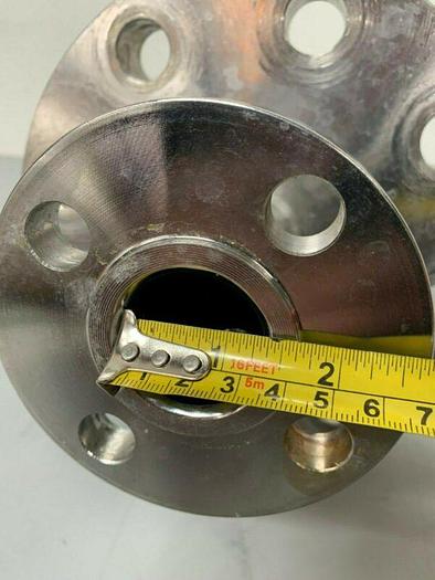 Used Viraj India Stainless Steel Spray Ball w/ 4" & 8" Flange Fittings