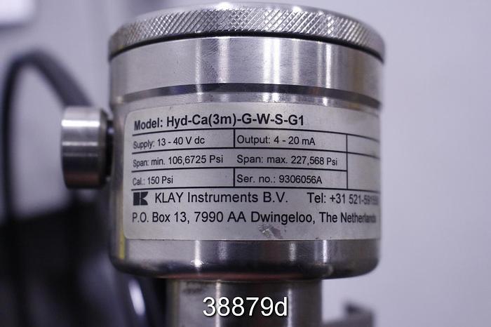 Used Klay Instruments HYD-CA(3M)-G-W-S-G1 Liquid Level Transmitter #38879