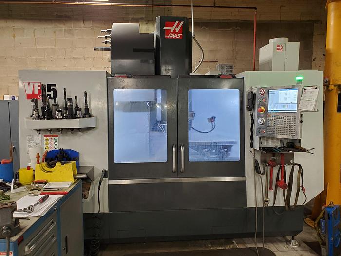 Used 2017 HAAS VF-5/50 4-Axis Vertical Machining Center