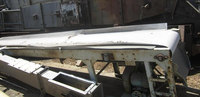 Used Conveyor, Belt, 17" x 21', C/st, 1/2 Hp, Incline #S739039