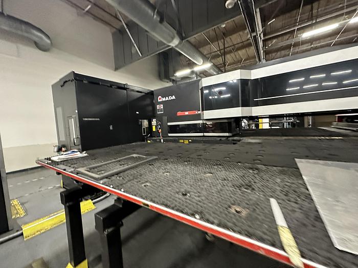 Used 2013  Amada  Acies 2515T Punch/CO2 LASER WITH TOOL LOADER, TOOLING, SPINDLE