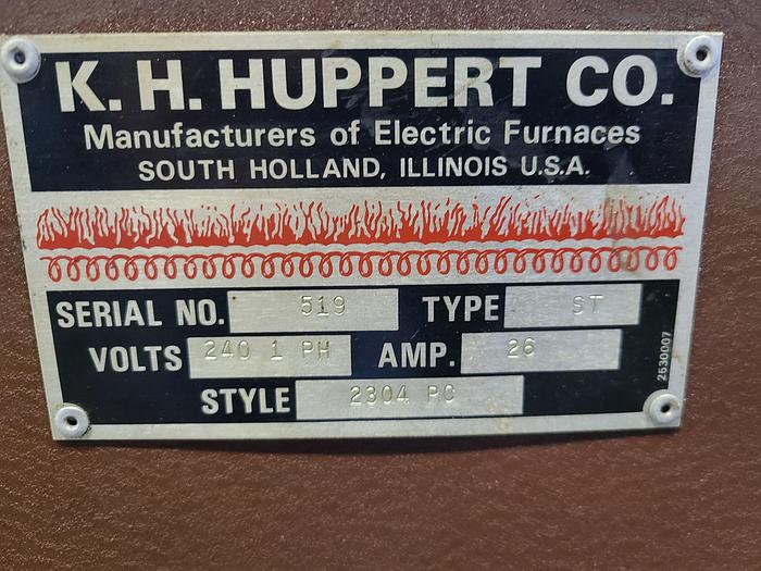 Used Huppert Heat Treating Oven