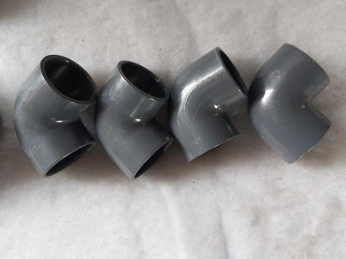 33 Stück Klebefittinge, PVC U, d50mm, DN40, PN 16, GF, neu
