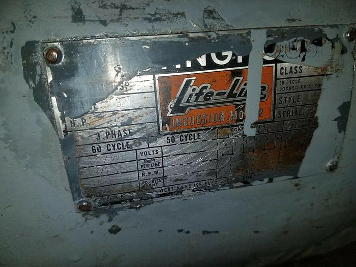 Used Baird 15 Ton Stamping Punch Press Made in USA Bridgeport CT