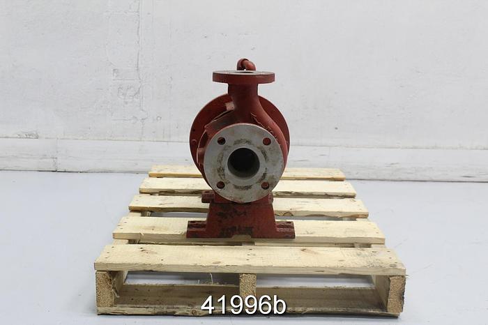 Used Goulds 3196 2x3x6 Pump, SS Casing, 6-Vane SS Impeller #41996