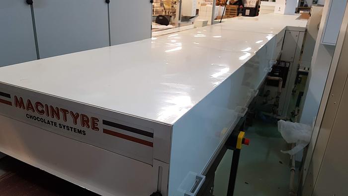 Used Macintyre 400mm wide Chocolate Enrobing Line