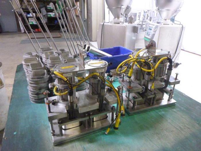 Used Complete Filling Line; World Cup Filler, (2) Vemag Robbies and Lidder