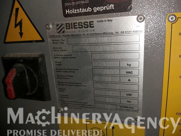 Used 2011 BIESSE SELCO EB95-PANEL SAW