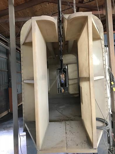 Used Complete Operation Powder Coating Room